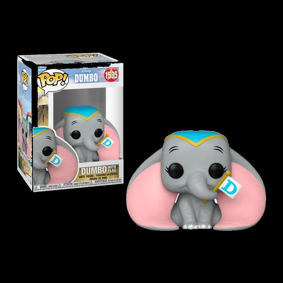 FUNKO POP! DISNEY: DUMBO - DUMBO WITH FLAG #1535 VINYL FIGURE