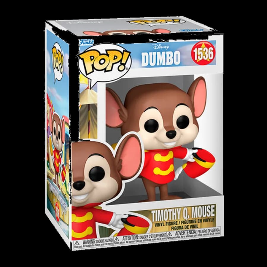 FUNKO POP! DISNEY: DUMBO - TIMOTHY Q. MOUSE #1536 VINYL FIGURE