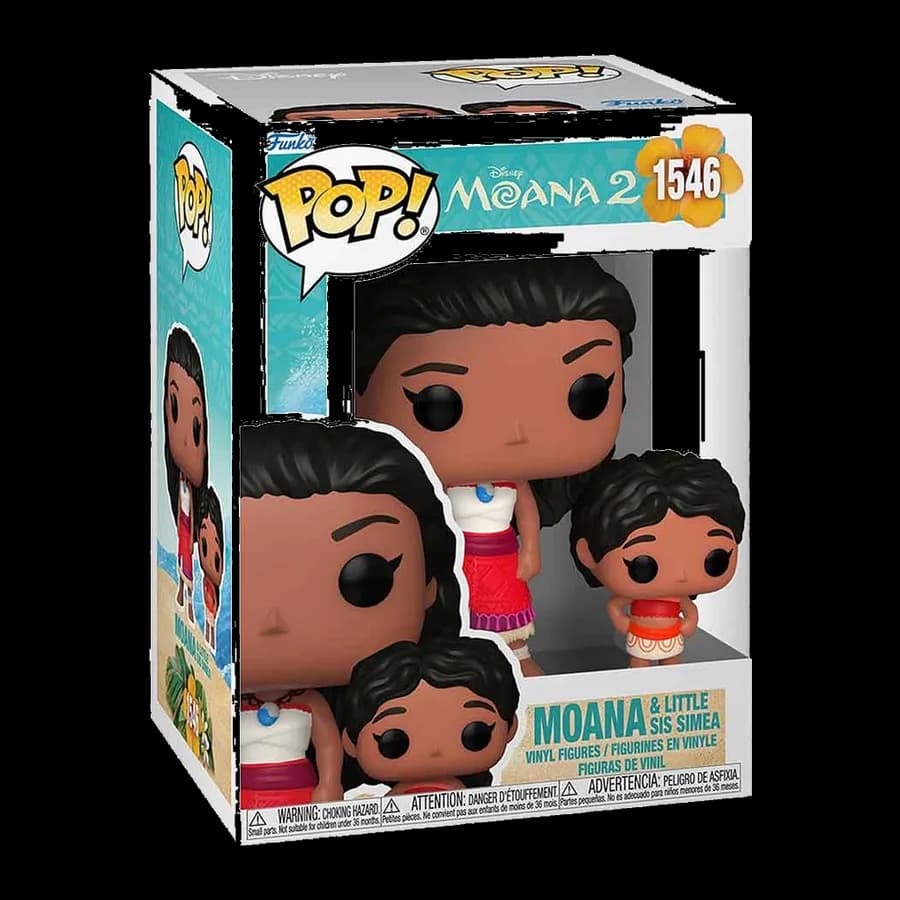 FUNKO POP! DISNEY: MOANA 2 - MOANA & LITTLE SIS SIMEA #1546 VINYL FIGURE