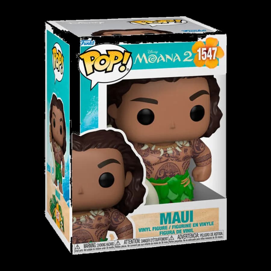FUNKO POP! DISNEY: MOANA 2 - MAUI #1547 VINYL FIGURE