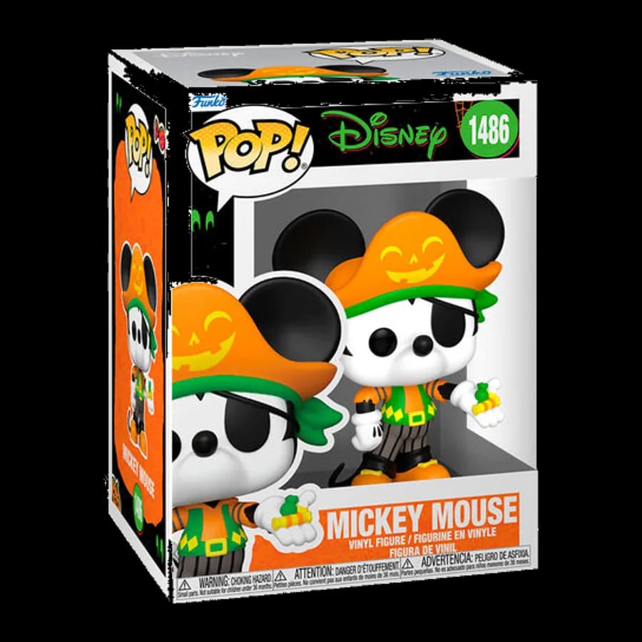 FUNKO POP! DISNEY: HALLOWEEN - MICKEY MOUSE (PIRATE) #1486 VINYL FIGURE