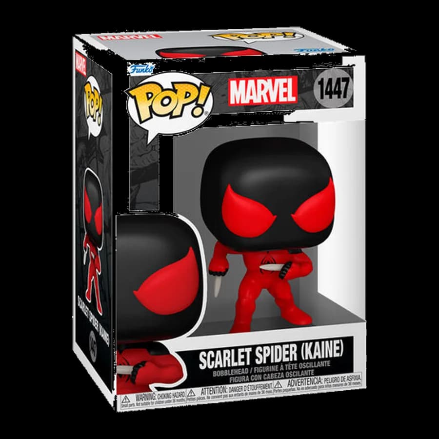 FUNKO POP! MARVEL: SPIDER-MAN - SCARLET SPIDER (KAINE) PARKER #1447 BOBBLE-HEAD VINYL FIGURE