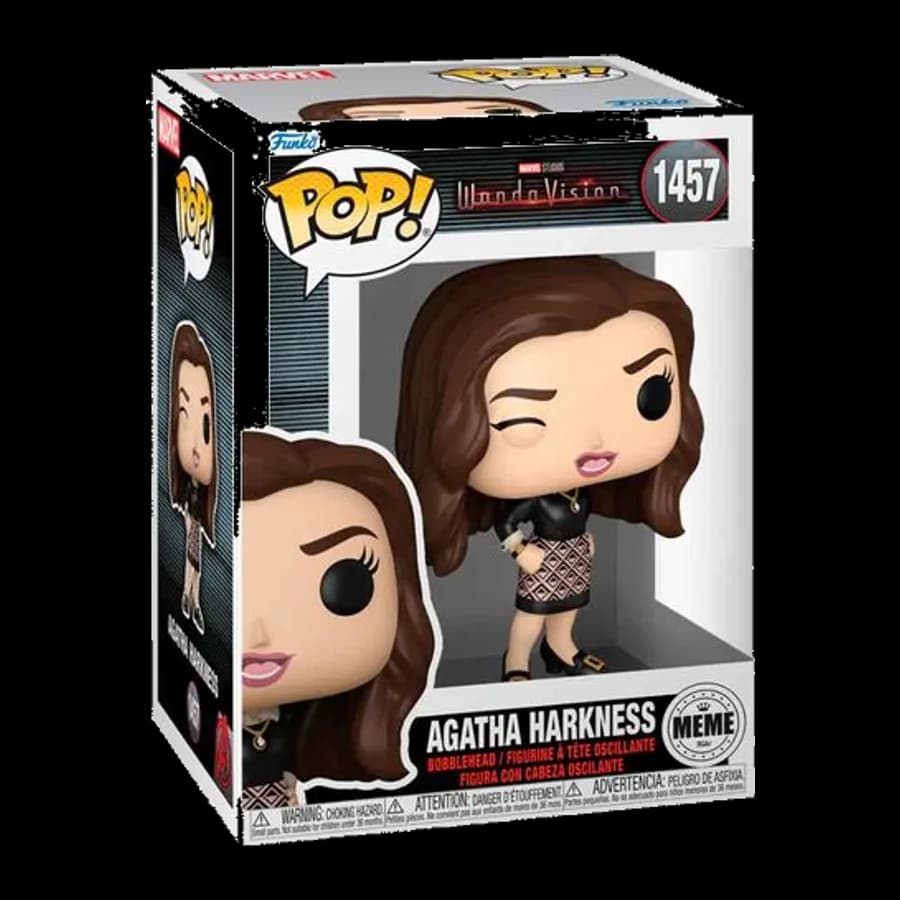 FUNKO POP! MARVEL: WANDAVISION - AGATHA HARKNESS (MEME) #1457 BOBBLE-HEAD VINYL FIGURE
