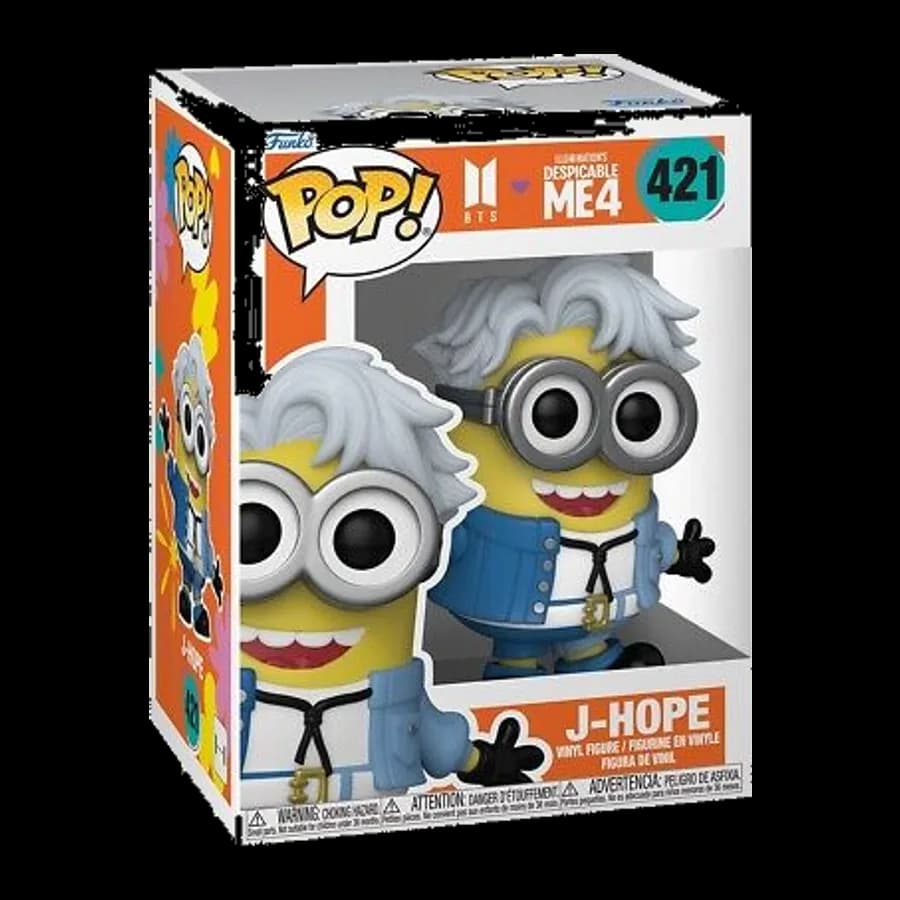 FUNKO POP! ROCKS: MINIONS X BTS - J-HOPE #421 VINYL FIGURE