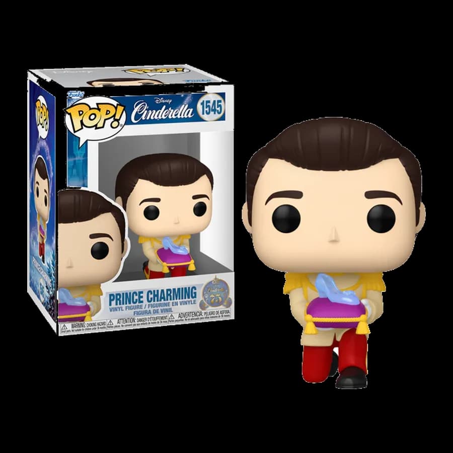 FUNKO POP! DISNEY: CINDERELLA'S 75th - PRINCE CHARMING #1545 VINYL FIGURE