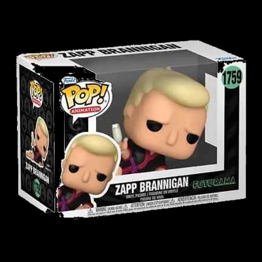FUNKO POP! ANIMATION: FUTURAMA - ZAPP BRANNIGAN #1759 VINYL FIGURE