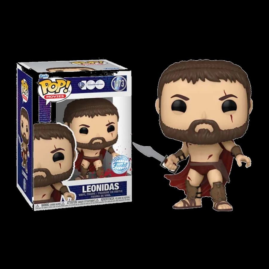 FUNKO POP! MOVIES: 300 THE MOVIE - LEONIDAS (BLOODY) (SPECIAL EDITION) #1473 VINYL FIGURE
