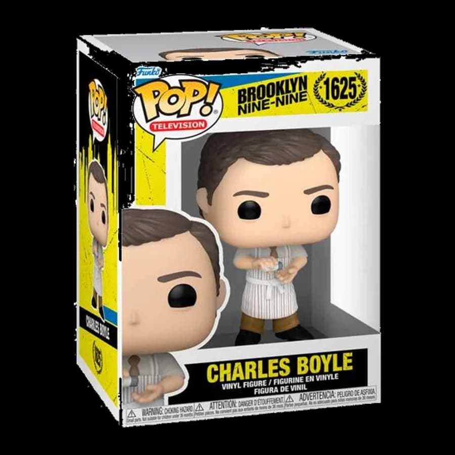 FUNKO POP! TELEVISION: BROOKLYN NINE-NINE - CHARLES BOYLE #1625 VINYL FIGURE