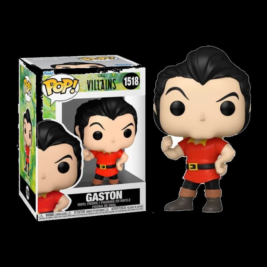 FUNKO POP! DISNEY: VILLAINS - GASTON #1518 VINYL FIGURE