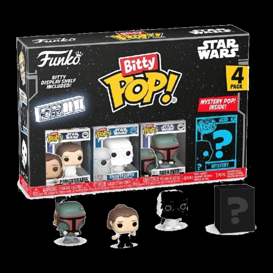 FUNKO BITTY POP! 4-PACK: DISNEY: STAR WARS - LEIA VINYL FIGURES