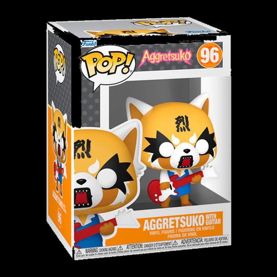 FUNKO POP! SANRIO: AGGRETSUKO - AGGRETSUKO WITH GUITAR #96 VINYL FIGURE