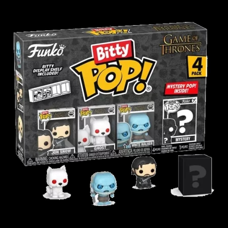 FUNKO BITTY POP! 4-PACK: GAME OF THRONES - JON SNOW VINYL FIGURES