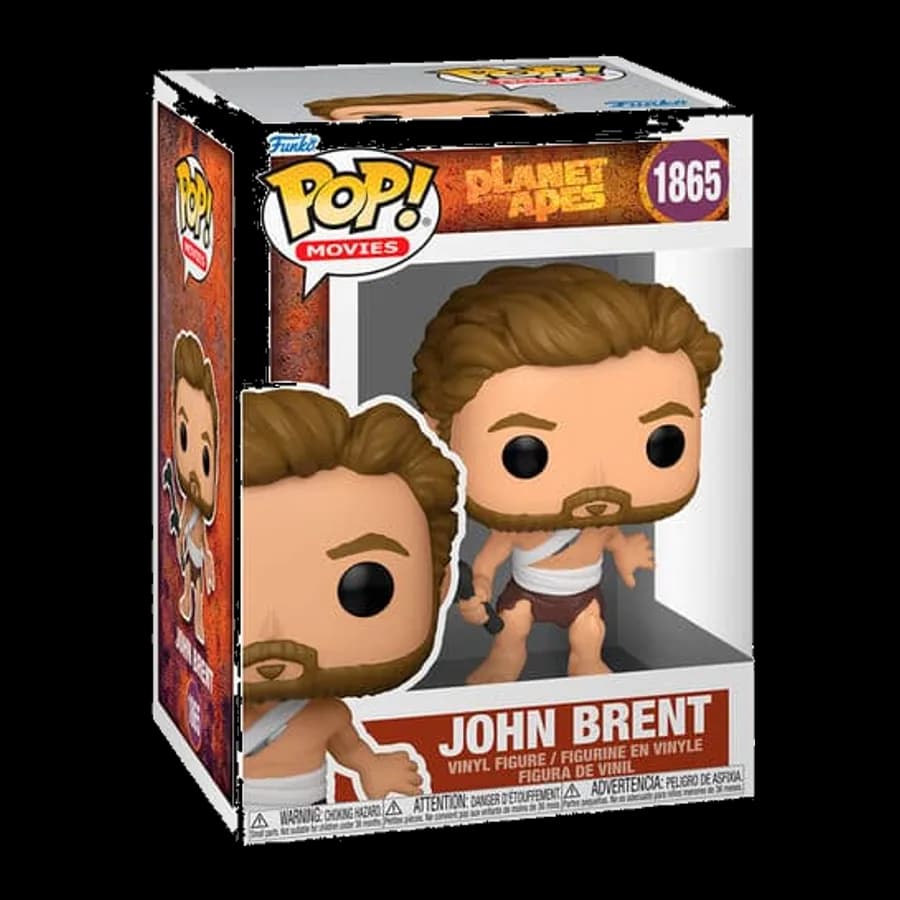 FUNKO POP! MOVIES: PLANET OF THE APES - JOHN BRENT #1865 VINYL FIGURE