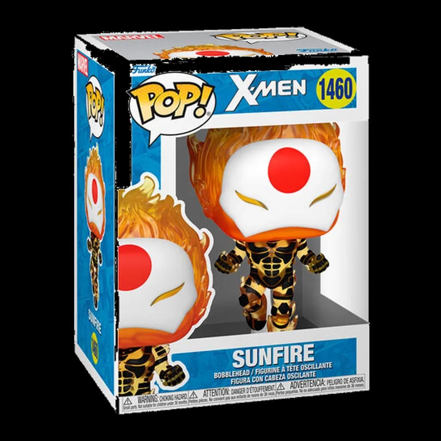 FUNKO POP! MARVEL: X-MEN - SUNFIRE #1460 BOBBLE-HEAD VINYL FIGURE