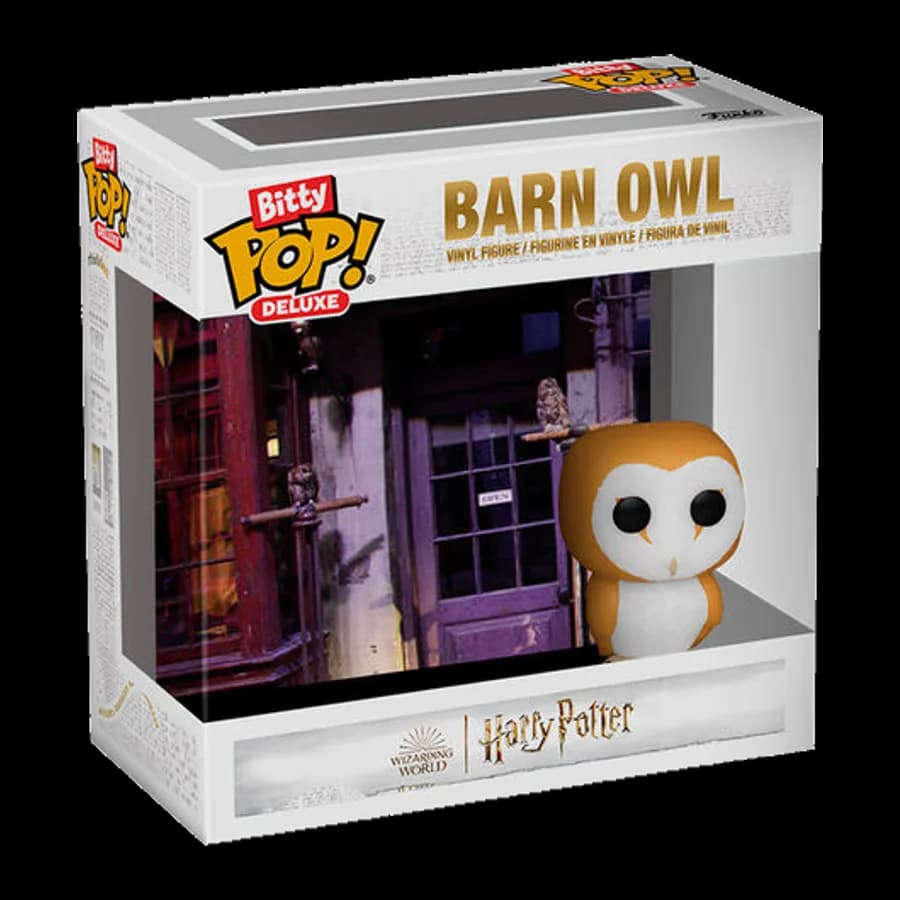 FUNKO BITTY POP! DELUXE: HARRY POTTER WIZARDING WORLD - BARN OWL (OWL EMPORIUM) VINYL FIGURE