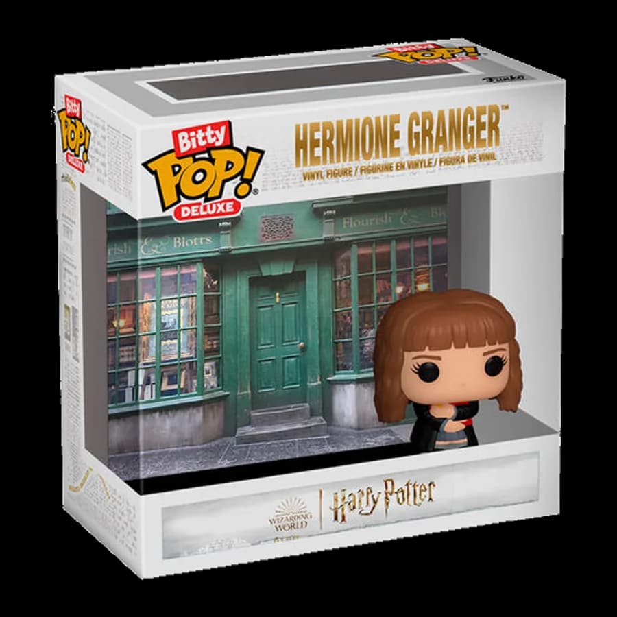 FUNKO BITTY POP! DELUXE: HARRY POTTER WIZARDING WORLD - HERMIONE GRANGER (FLOURISH & BLOTTS) VINYL FIGURE