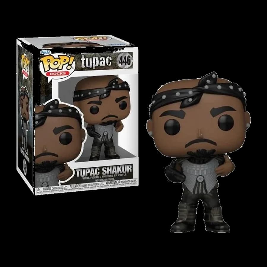 FUNKO POP! ROCKS: TUPAC - TUPAC SHAKUR (CALIFORNIA LOVE) #446 VINYL FIGURE
