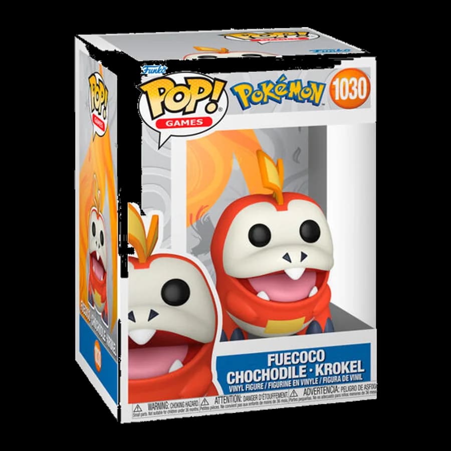 FUNKO POP! GAMES: POKEMON - FUECOCO CHOCHODILE KROKEL #1030 VINYL FIGURE