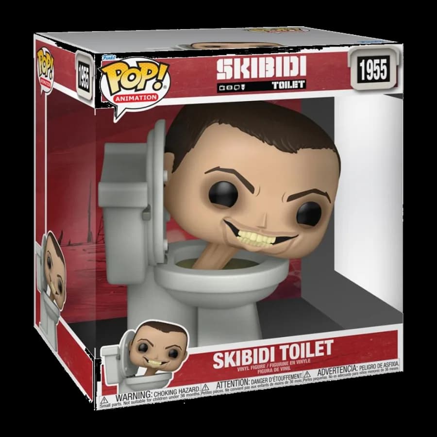 FUNKO POP! JUMBO: SKIBIDI TOILET - SKIBIDI TOILET #1955 VINYL FIGURE (10'')