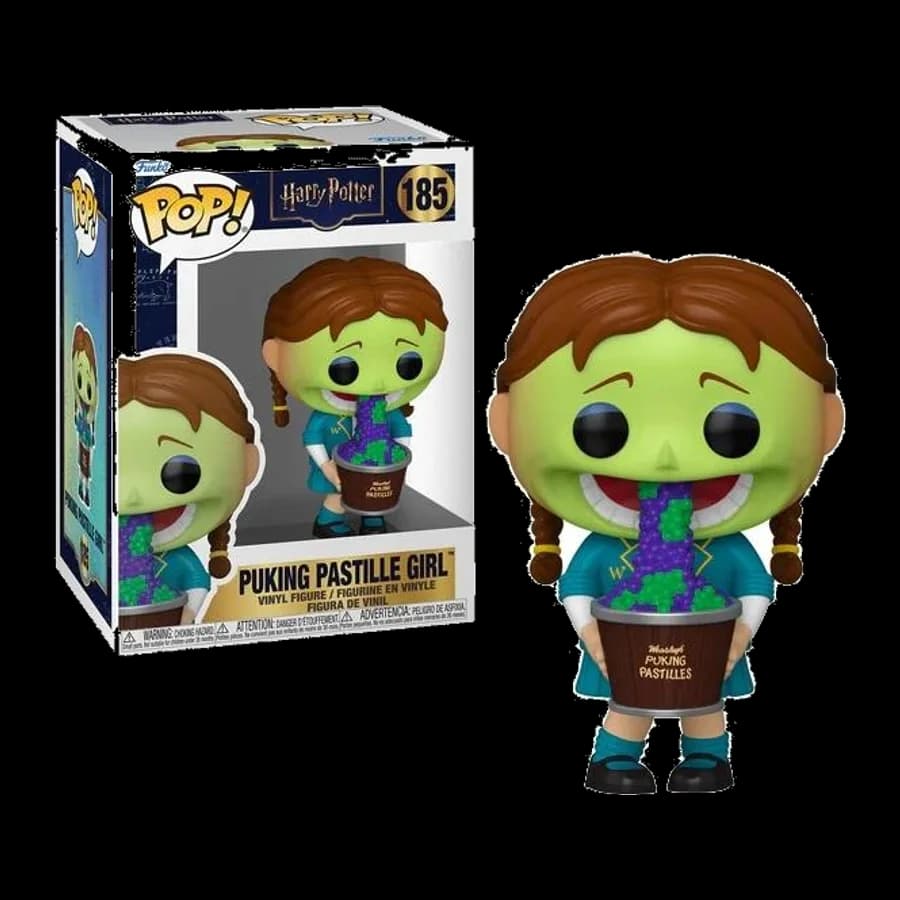 FUNKO POP! HARRY POTTER: HARRY POTTER - PUKING PASTILLE GIRL #185 VINYL FIGURE
