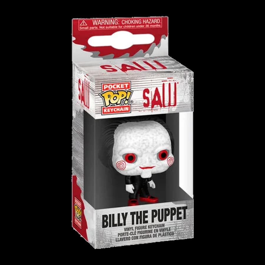 FUNKO POCKET POP! SAW (10th ANNIVERSARY) - BILLY THE PUPPET VINYL FIGURE KEYCHAIN