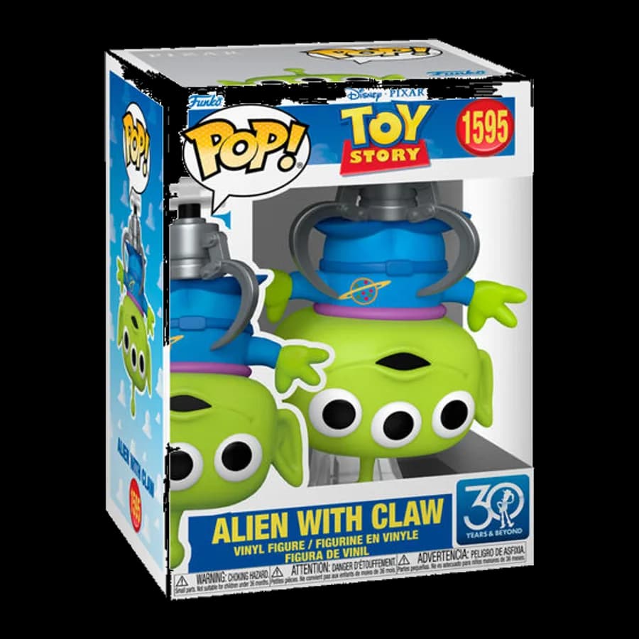 FUNKO POP! DISNEY: TOY STORY (30th ANNIVERSARY) - ALIEN WITH CLAW #1595 VINYL FIGURE