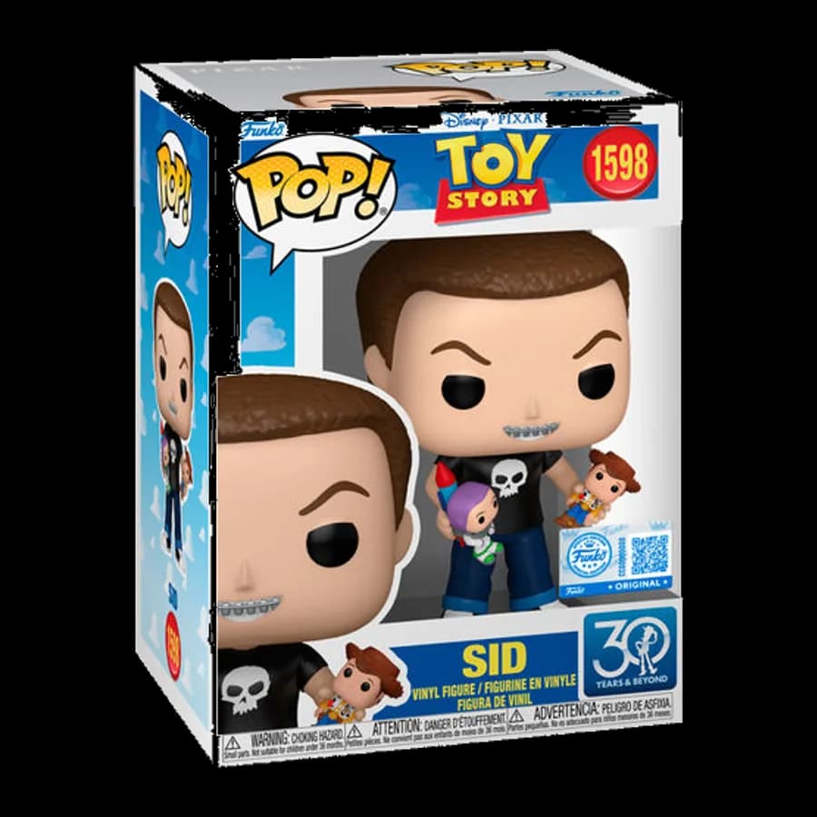 FUNKO POP! DISNEY: TOY STORY (30th ANNIVERSARY) - SID #1598 VINYL FIGURE