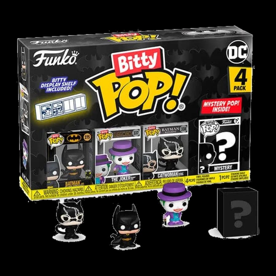 FUNKO BITTY POP! 4-PACK DC: BATMAN 85th - BATMAN VINYL FIGURES