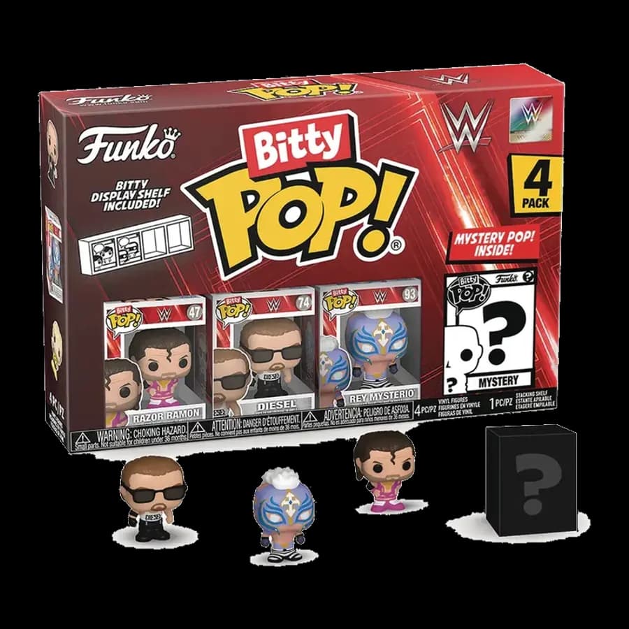 FUNKO BITTY POP! 4-PACK: WWE - RAZOR RAMON VINYL FIGURES
