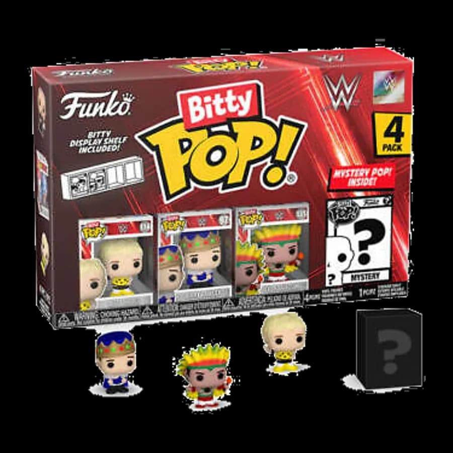 FUNKO BITTY POP! 4-PACK: WWE - DUSTY RHODES VINYL FIGURES