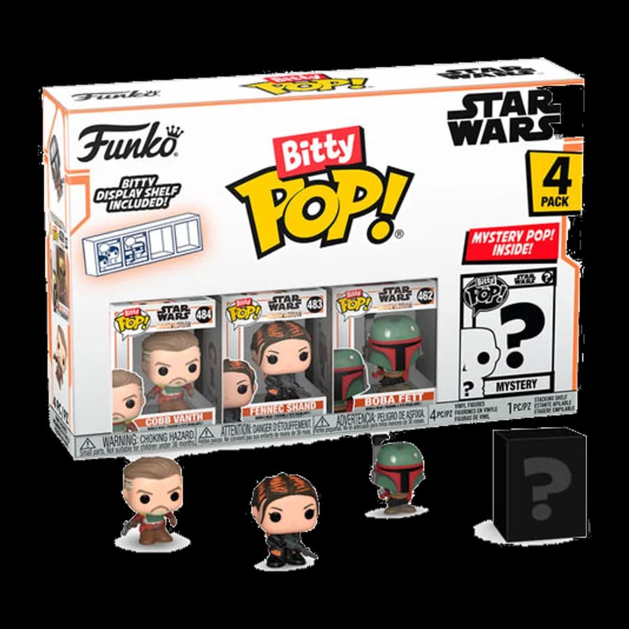 FUNKO BITTY POP! 4-PACK STAR WARS: THE MANDALORIAN - COBB VANTH VINYL FIGURES