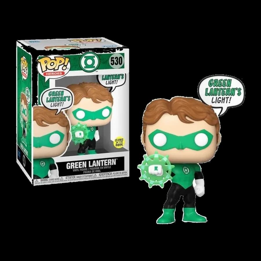 FUNKO POP! HEROES DC: GREEN LANTERN (BEWARE) (GLOWS IN THE DARK) #530 VINYL FIGURE
