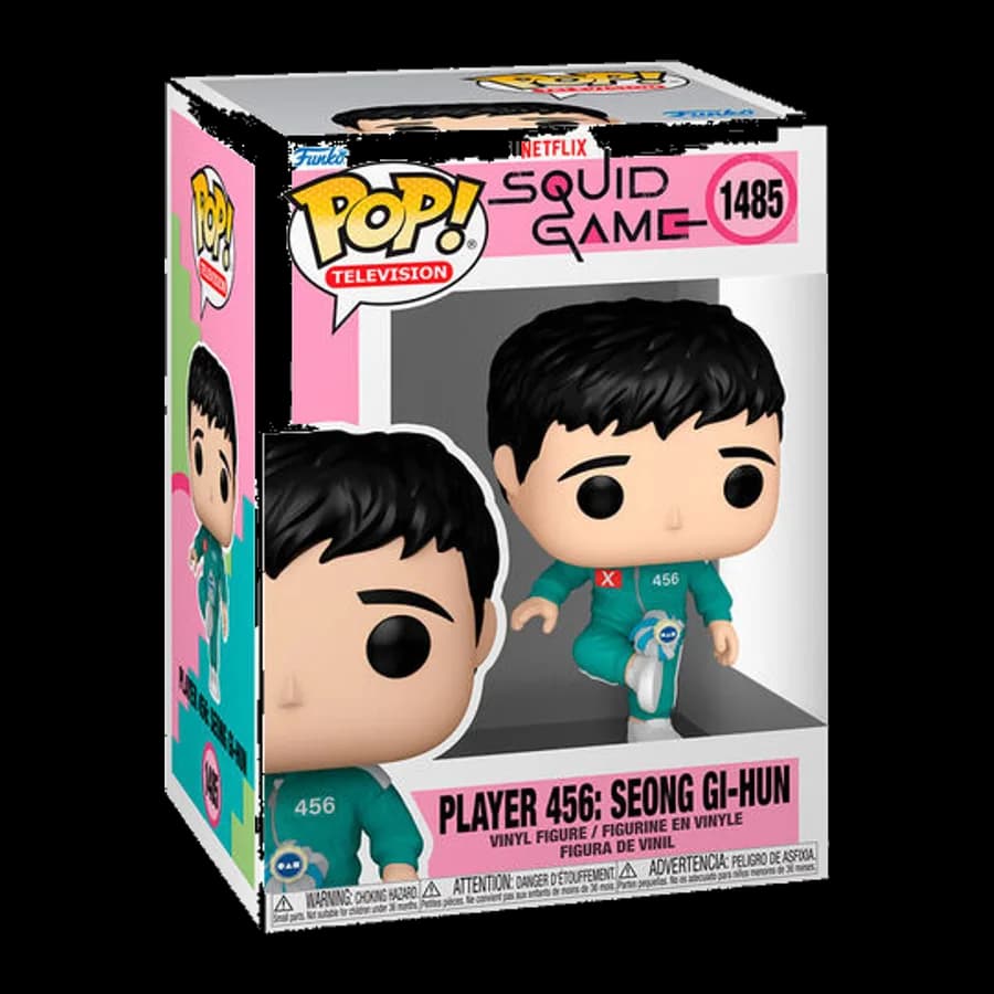 FUNKO POP! TELEVISION: SQUID GAME - PLAYER 456: SEONG GI-HUN #1485 VINYL FIGURE