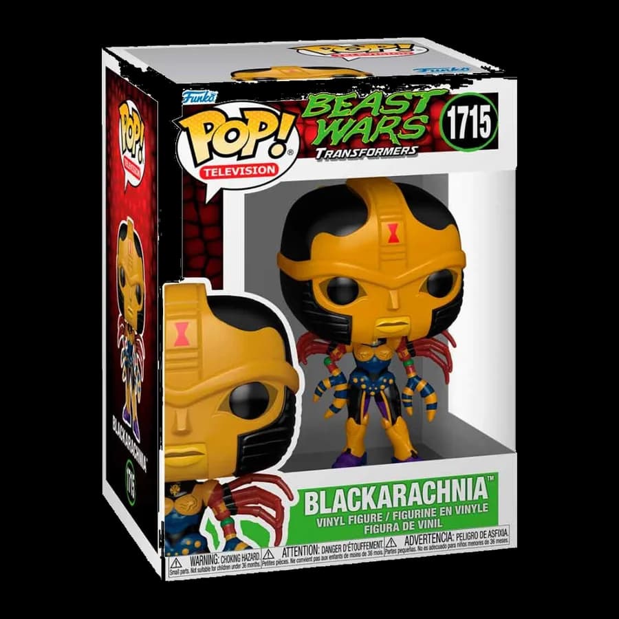 FUNKO POP! TELEVISION: BEAST WARS TRANSFORMERS - BLACKARACHNIA #1715 VINYL FIGURE