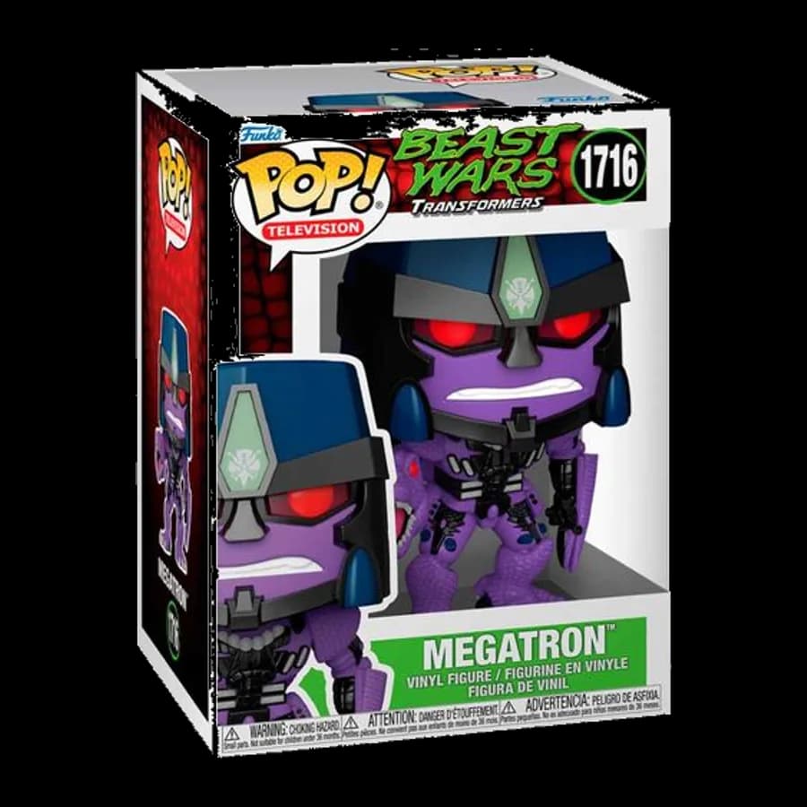 FUNKO POP! TELEVISION: BEAST WARS TRANSFORMERS - MEGATRON #1716 VINYL FIGURE