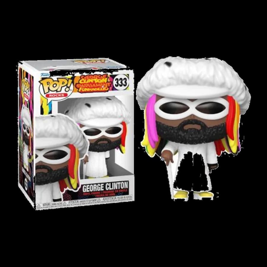FUNKO POP! ROCKS: GEORGE CLINTON PARLIAMENT FUNKADELIC - GEORGE CLINTON #333 VINYL FIGURE