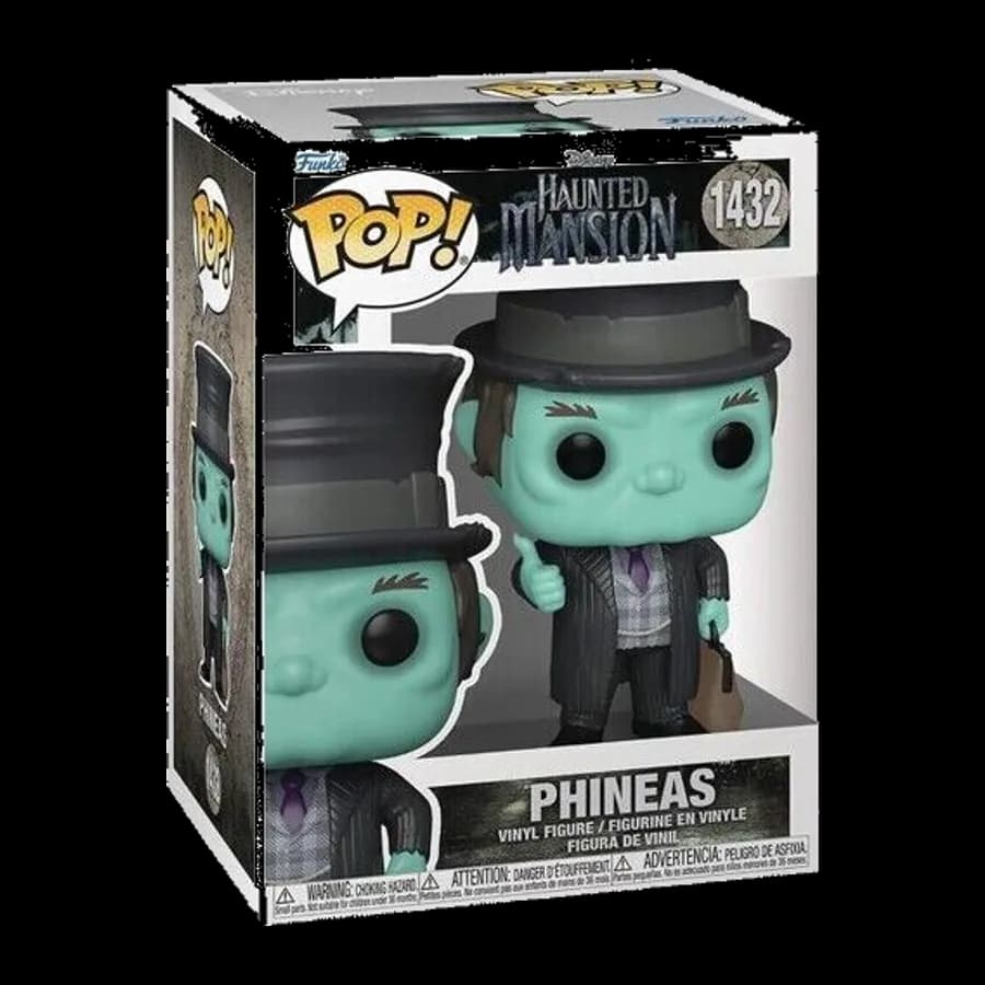 FUNKO POP! DISNEY: THE HAUNTED MANSION - PHINEAS #1432 VINYL FIGURE