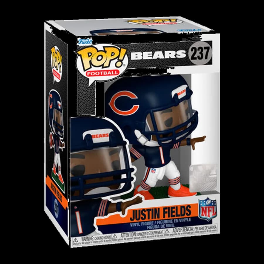 FUNKO POP! FOOTBALL: NFL CHICAGO BEARS - JUSTIN FIELDS #237 VINYL FIGURE