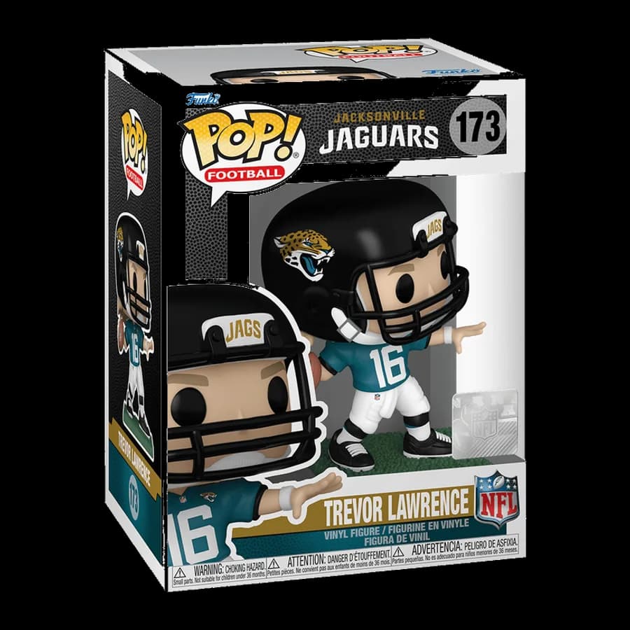 FUNKO POP! FOOTBALL: NFL JACKSONVILLE JAGUARS - TREVOR LAWRENCE #173 VINYL FIGURE