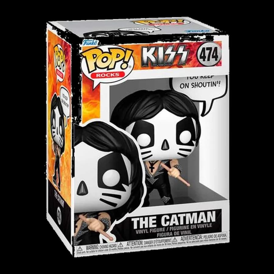 FUNKO POP! ROCKS: KISS - THE CATMAN (ROCK & ROLL ALL NIGHT) #474 VINYL FIGURE