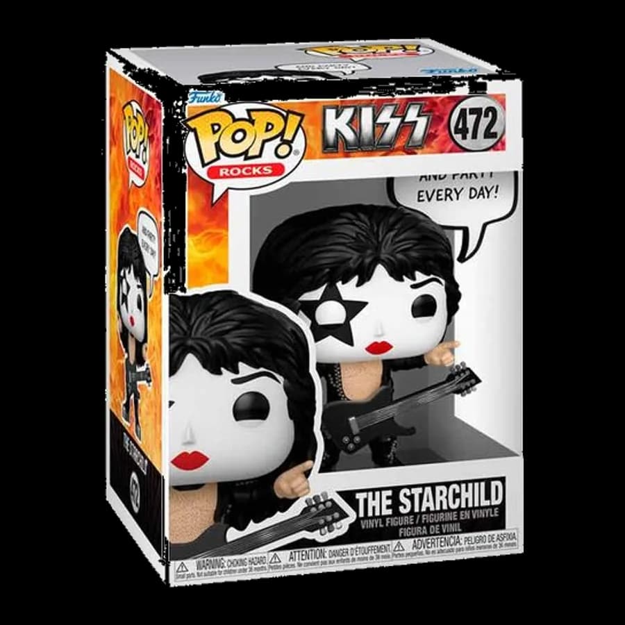 FUNKO POP! ROCKS: KISS - THE STARCHILD (ROCK & ROLL ALL NIGHT) #472 VINYL FIGURE