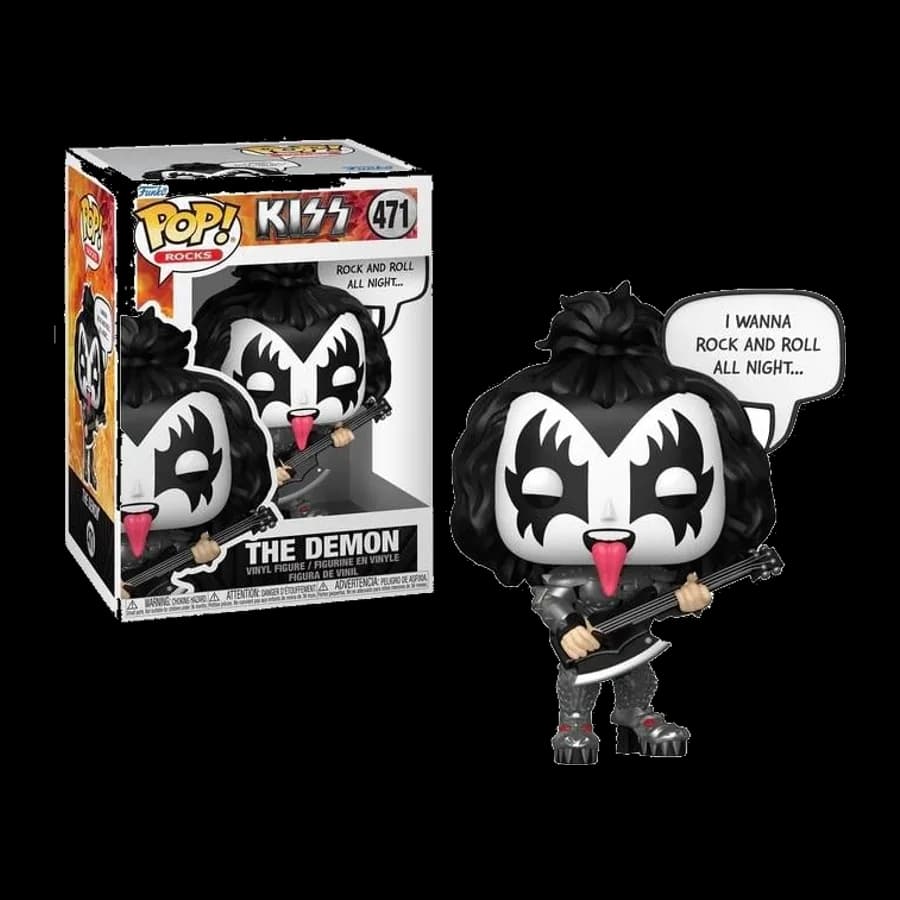 FUNKO POP! ROCKS: KISS - THE DEMON (ROCK & ROLL ALL NIGHT) #471 VINYL FIGURE