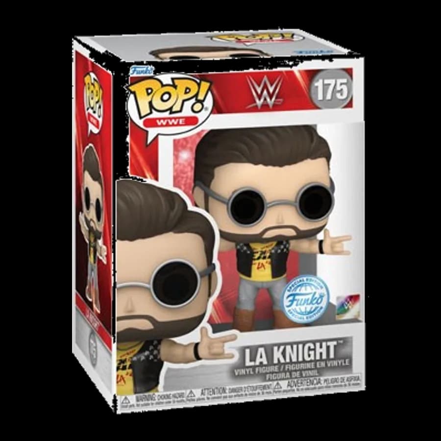 FUNKO POP! WWE - LA KNIGHT (SPECIAL EDITION) (MT) #175 VINYL FIGURE