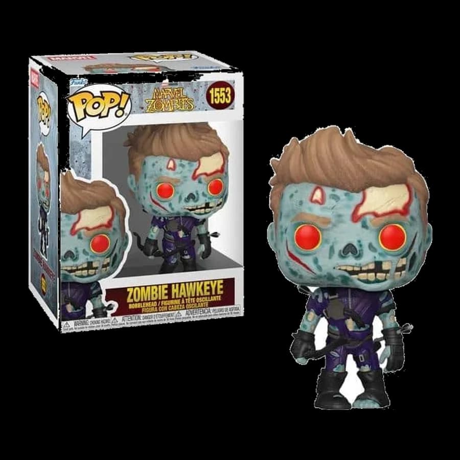 FUNKO POP! MARVEL: MARVEL ZOMBIES - ZOMBIE HAWKEYE #1553 BOBBLE-HEAD VINYL FIGURE