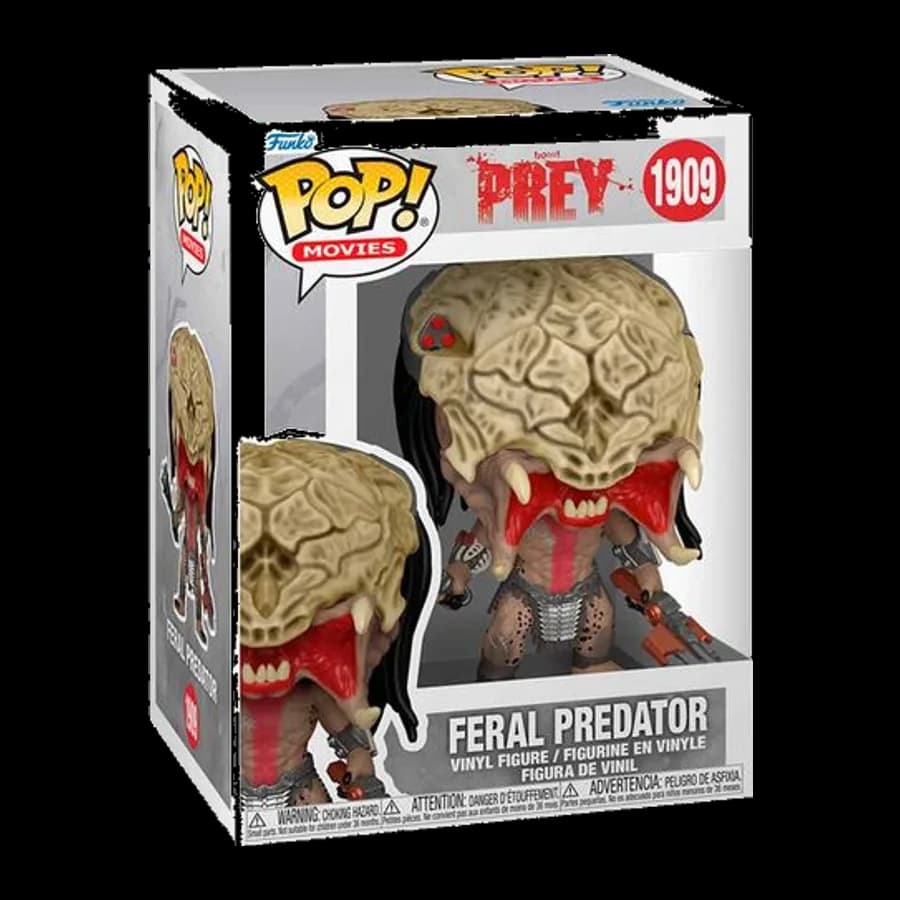 FUNKO POP! MOVIES: PREY - FERAL PREDATOR #1909 VINYL FIGURE