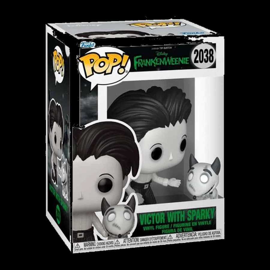 FUNKO POP! DISNEY: FRANKENWEENIE - VICTOR WITH SPARKY #2038 VINYL FIGURE