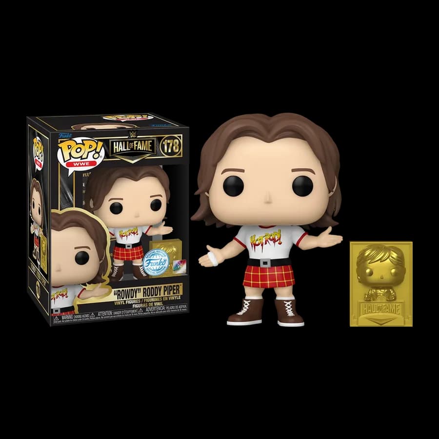 FUNKO POP! & BUDDY: WWE HALL OF FAME - RODDY ''ROWDY'' PIPER (SPECIAL EDITION) #178 VINYL FIGURE