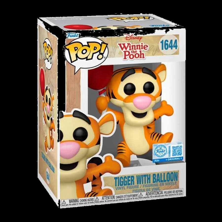 FUNKO POP! DISNEY: WINNIE THE POOH - TIGGER WITH BALLOON #1644 VINYL FIGURE