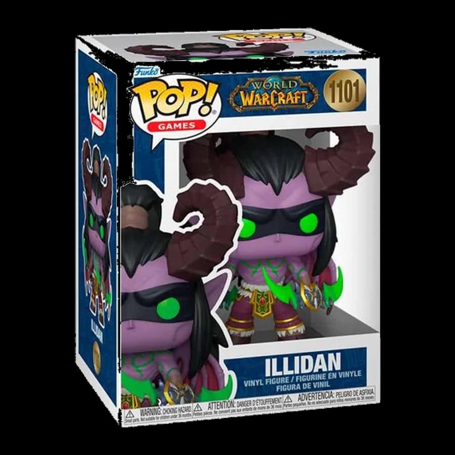 FUNKO POP! GAMES: WORLD OF WARCRAFT - ILLIDAN #1101 VINYL FIGURE