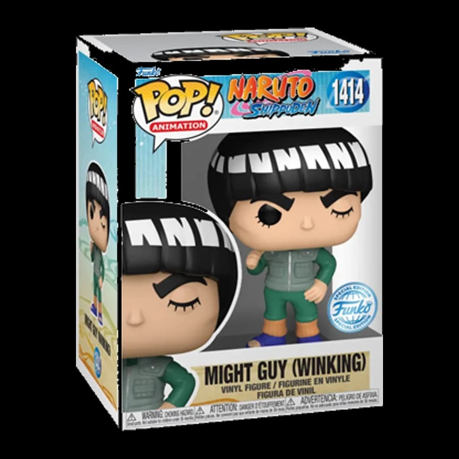 FUNKO POP! ANIMATION: NARUTO SHIPPUDEN - MIGHT GUY (WINKING) (SPECIAL EDITION) #1414 VINYL FIGURE